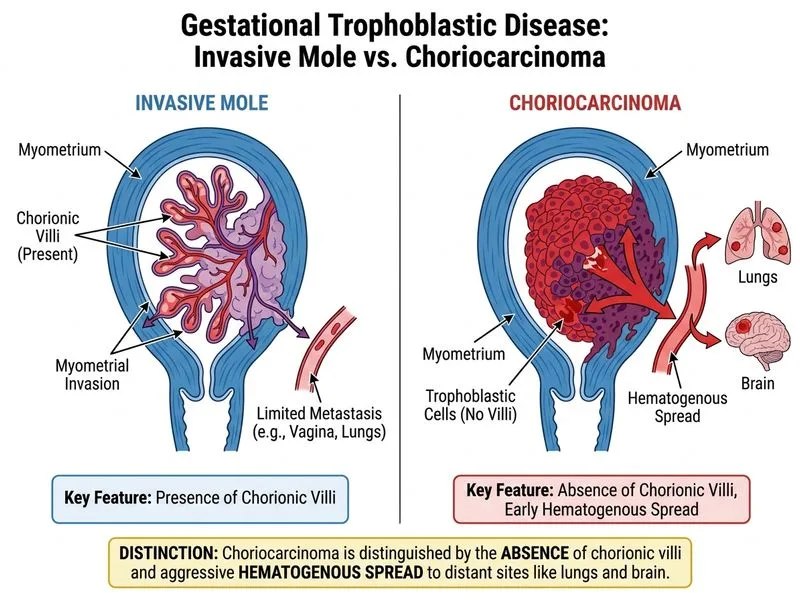 Gestational Trophoblastic Disease diagram