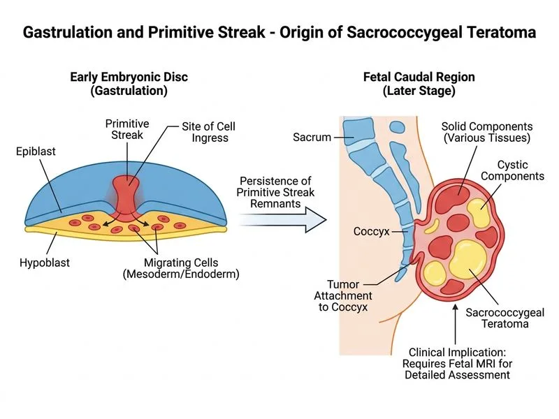 Gastrulation and Primitive Streak diagram