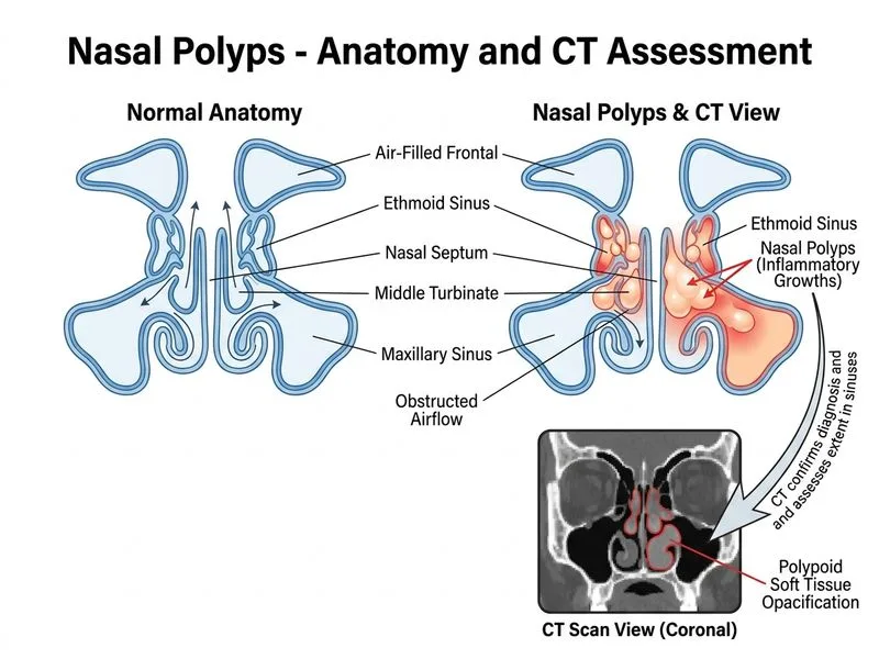 Nasal Polyps diagram