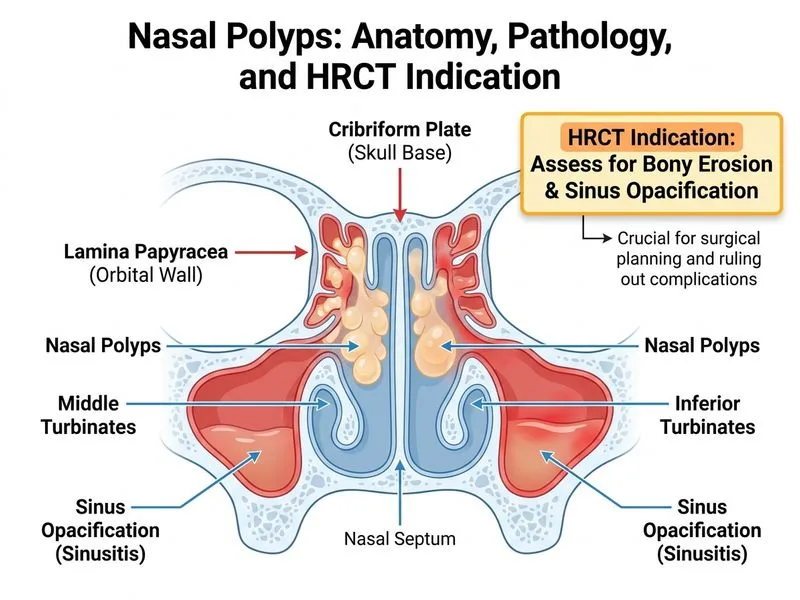 Nasal Polyps diagram