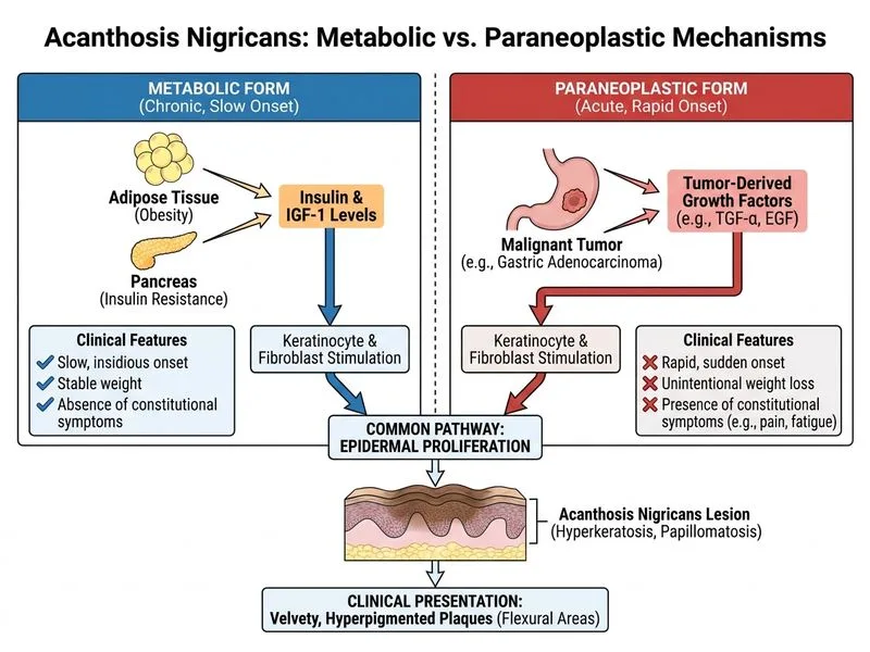 Acanthosis Nigricans diagram