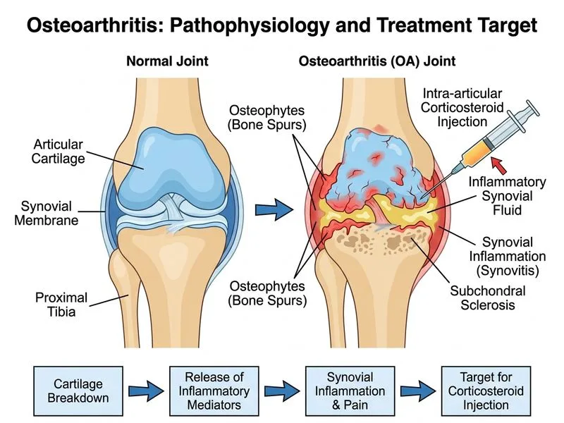 Osteoarthritis diagram
