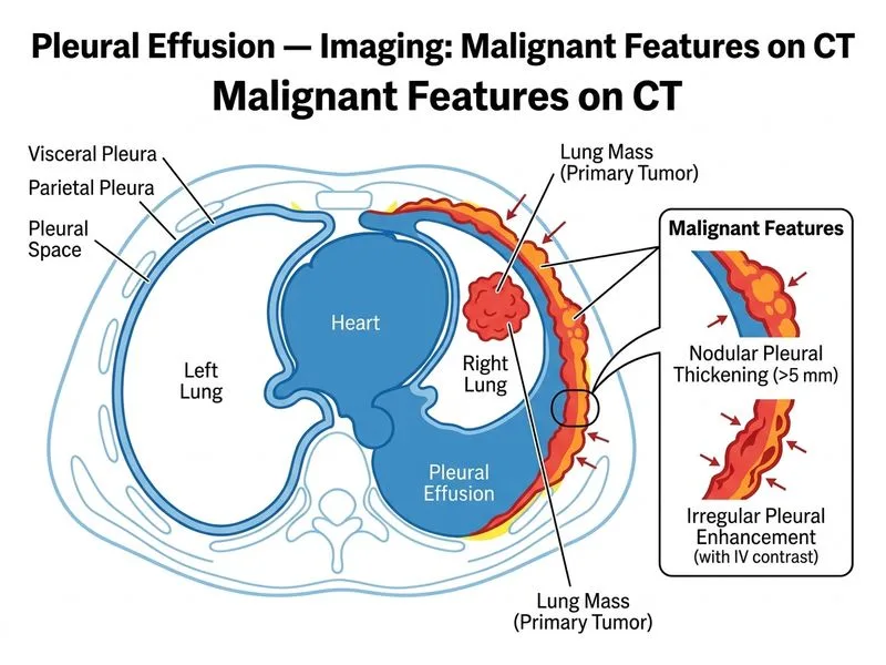 Pleural Effusion — Imaging diagram
