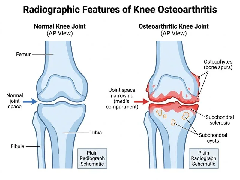 Osteoarthritis diagram