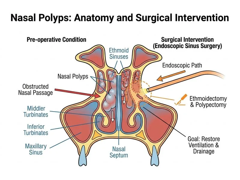 Nasal Polyps diagram