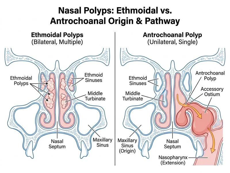 Nasal Polyps diagram