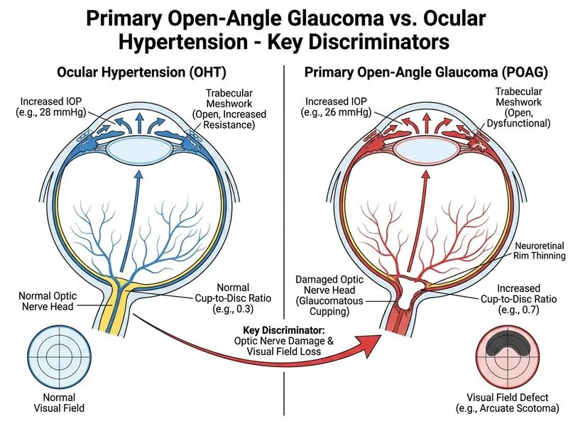Primary Open-Angle Glaucoma diagram