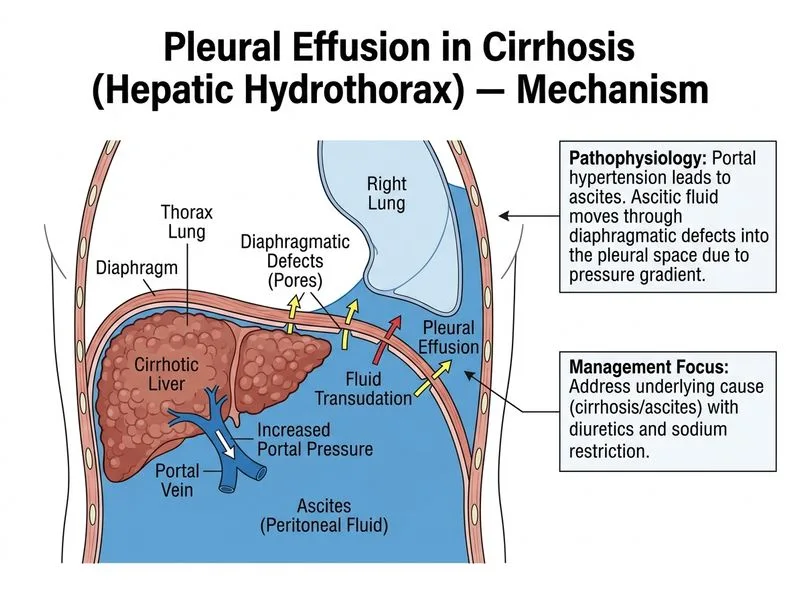 Pleural Effusion — Imaging diagram