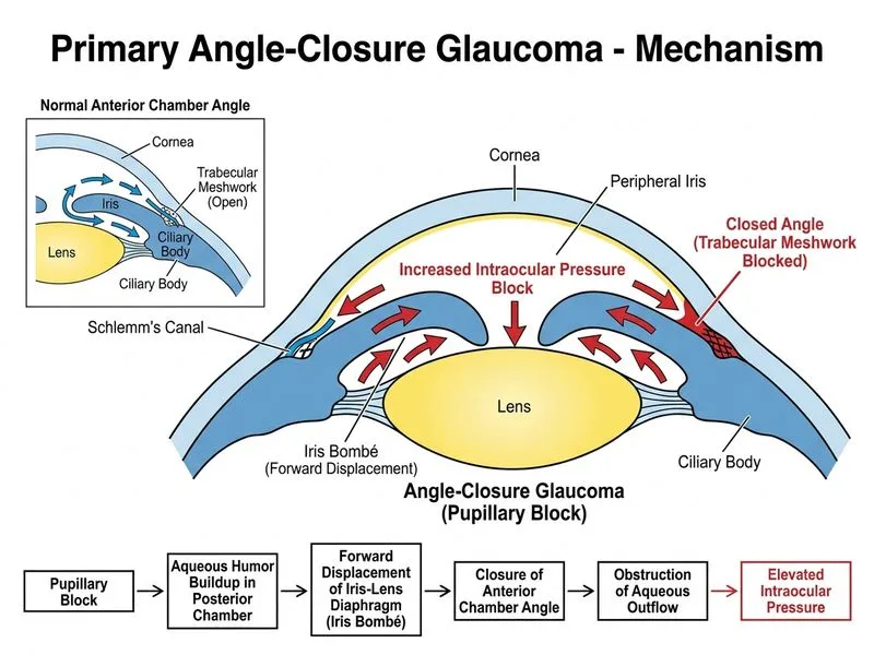 Primary Angle-Closure Glaucoma diagram