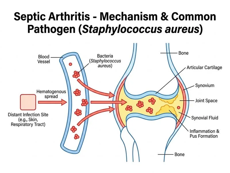 Septic Arthritis diagram