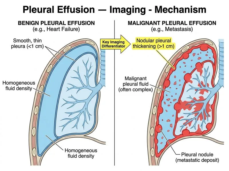 Pleural Effusion — Imaging diagram