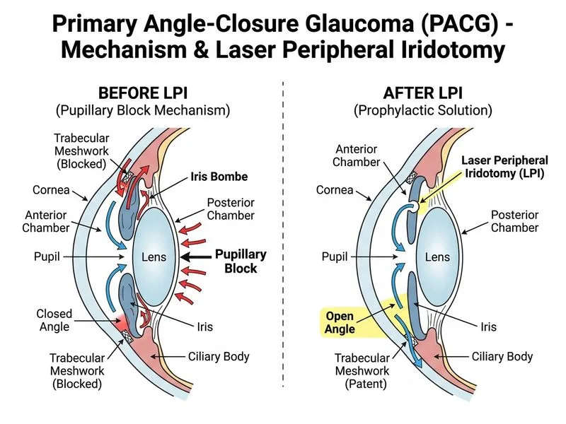 Primary Angle-Closure Glaucoma diagram
