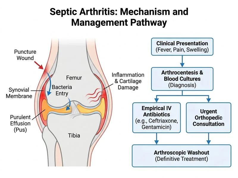 Septic Arthritis diagram