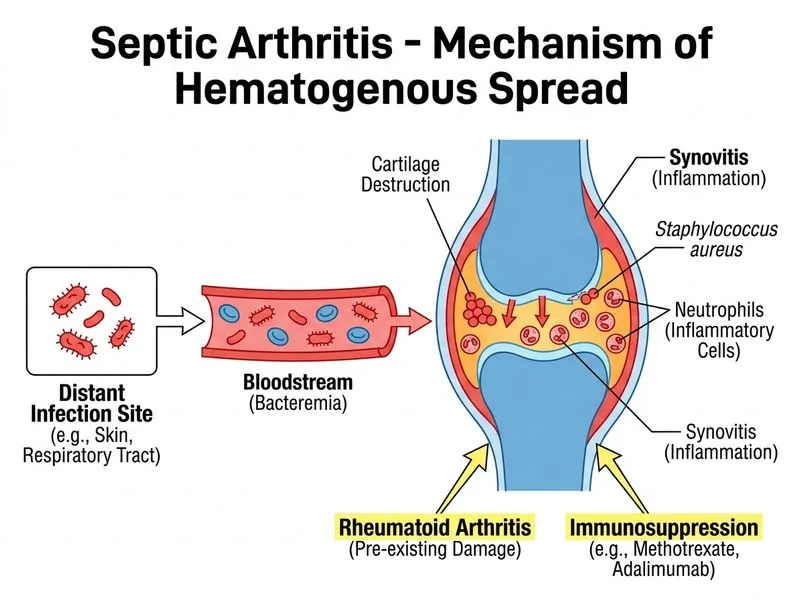 Septic Arthritis diagram
