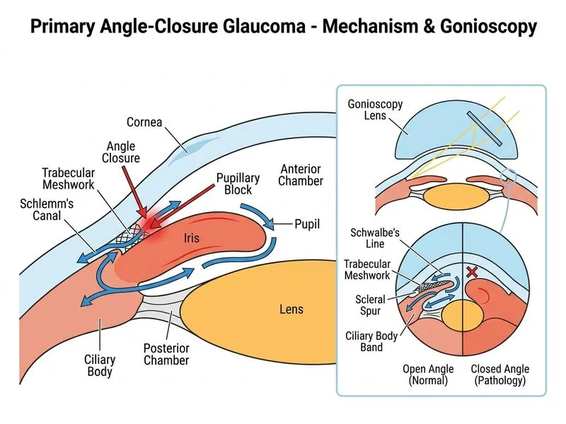 Primary Angle-Closure Glaucoma diagram