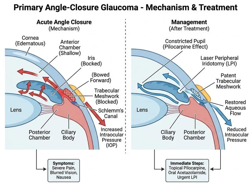 Primary Angle-Closure Glaucoma diagram
