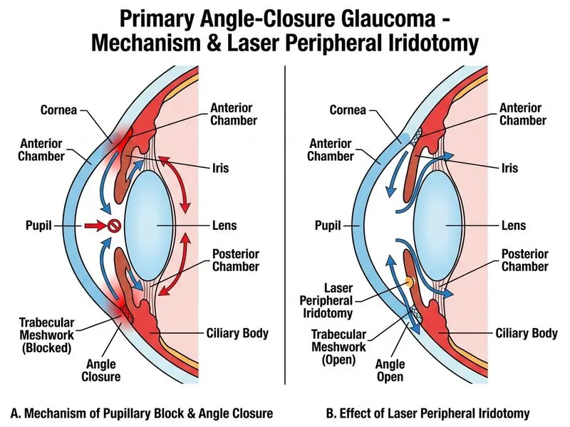 Primary Angle-Closure Glaucoma diagram