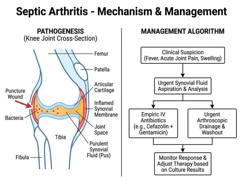 Septic Arthritis diagram