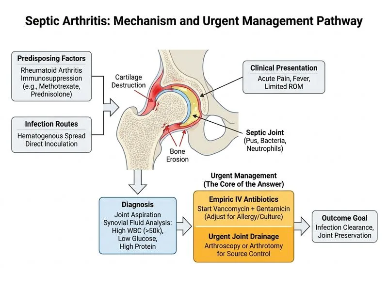 Septic Arthritis diagram