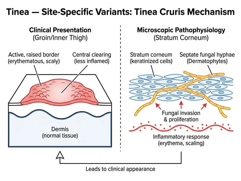 Tinea — Site-Specific Variants diagram