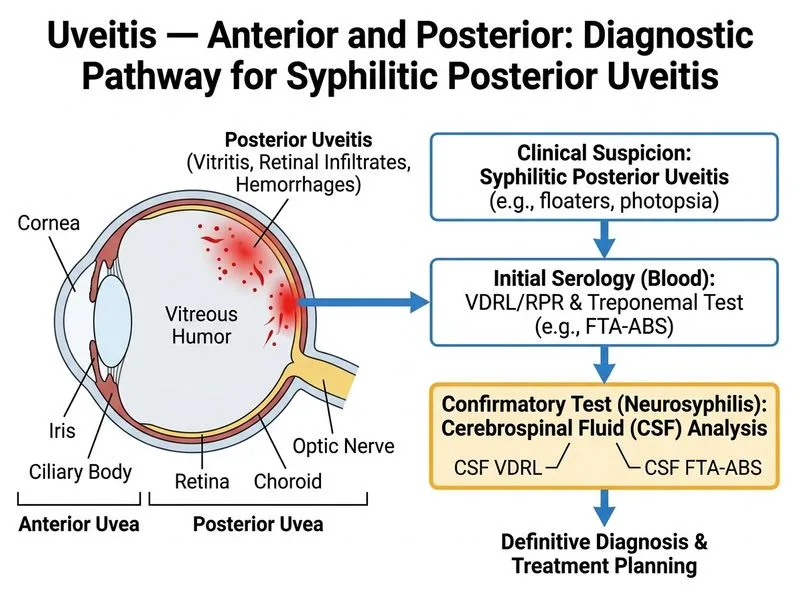 Uveitis — Anterior and Posterior diagram