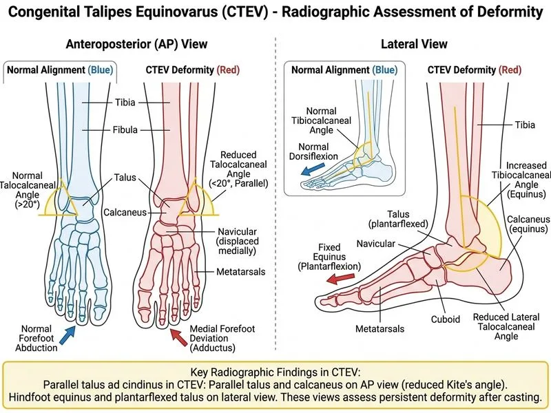 Congenital Talipes Equinovarus (CTEV) diagram