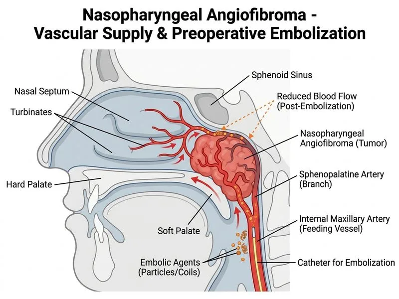 Nasopharyngeal Angiofibroma diagram