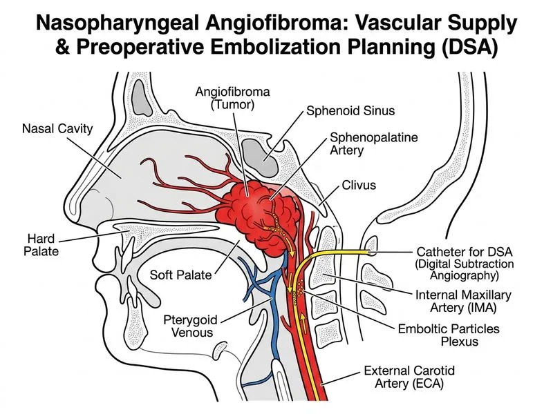 Nasopharyngeal Angiofibroma diagram