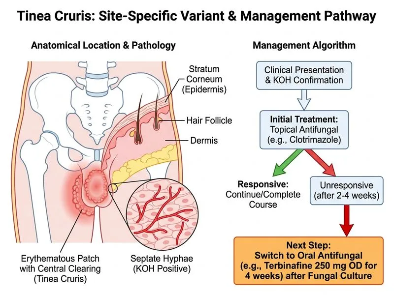 Tinea — Site-Specific Variants diagram