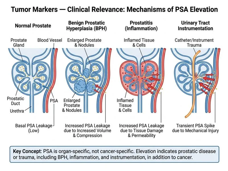 Tumor Markers — Clinical Relevance diagram
