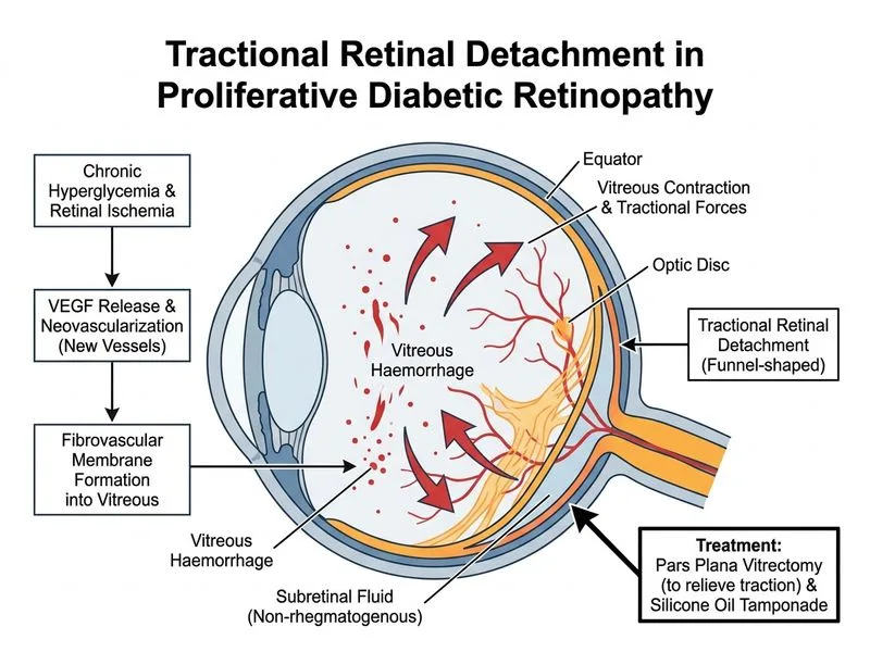 Retinal Detachment diagram