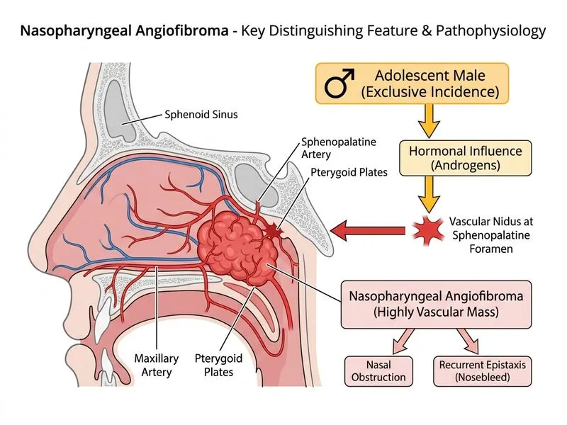 Nasopharyngeal Angiofibroma diagram