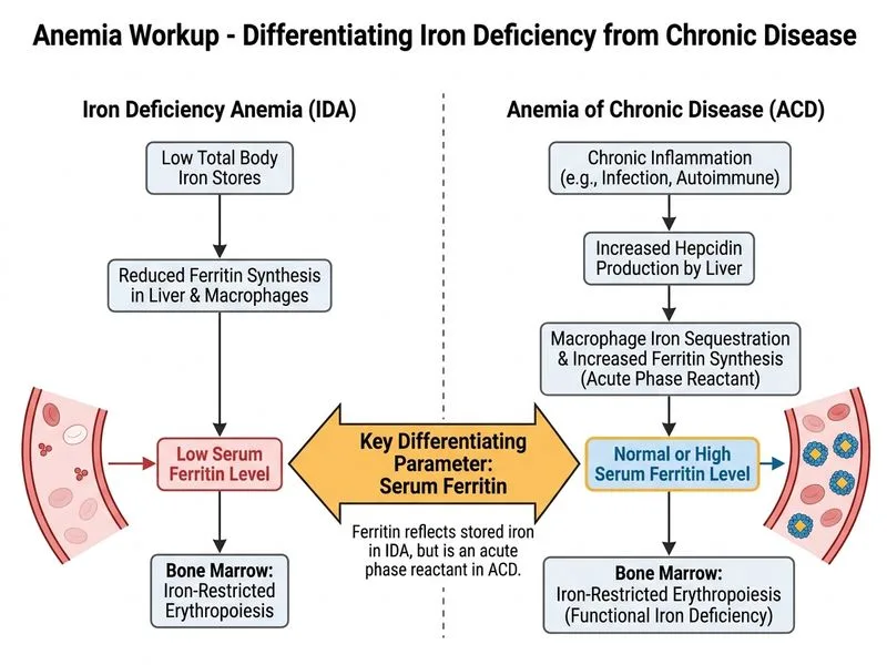 Anemia Workup diagram
