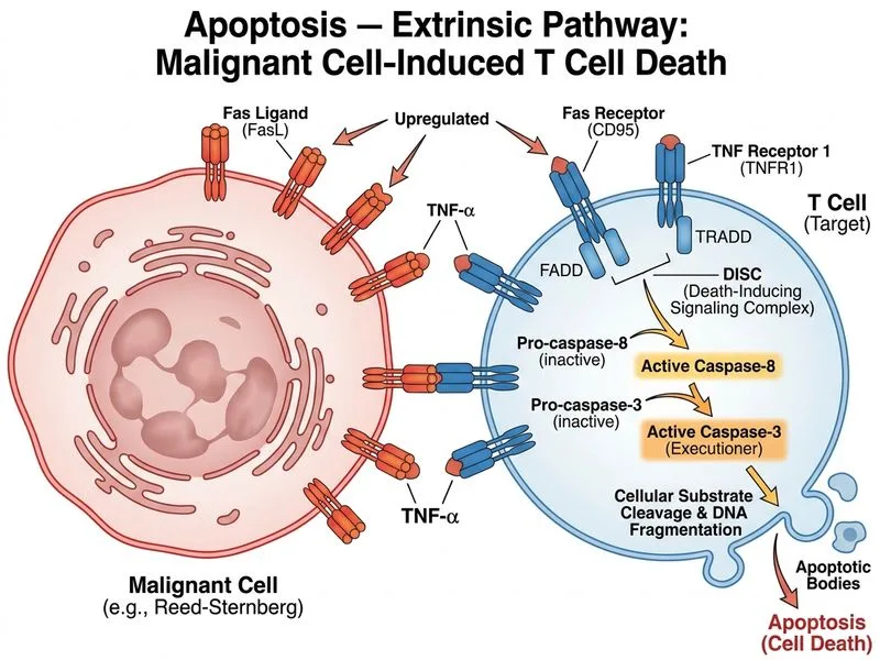 Apoptosis — Intrinsic and Extrinsic Pathways diagram