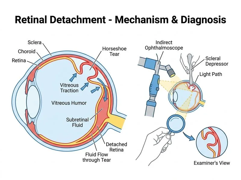 Retinal Detachment diagram