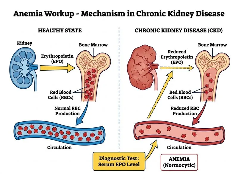 Anemia Workup diagram