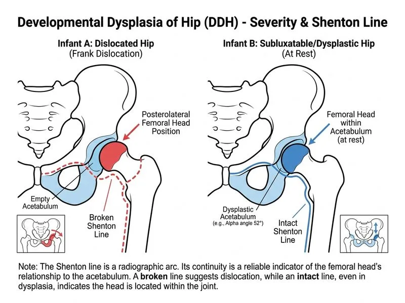 Developmental Dysplasia of Hip diagram