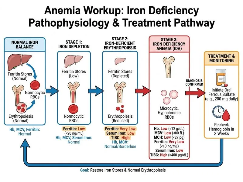 Anemia Workup diagram