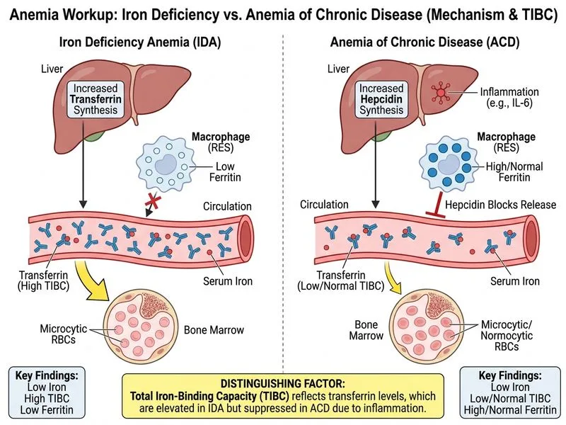 Anemia Workup diagram