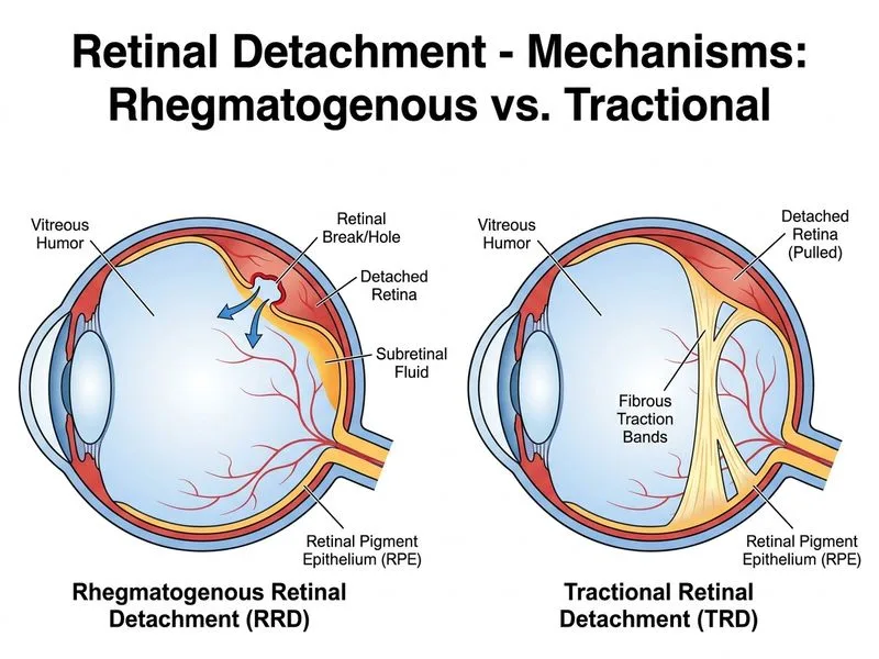 Retinal Detachment diagram