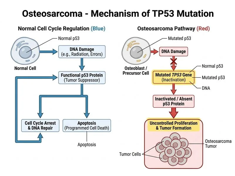 Osteosarcoma diagram