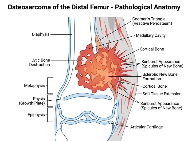 Osteosarcoma diagram