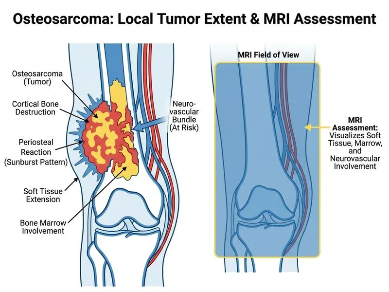 Osteosarcoma diagram