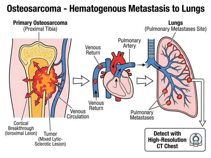 Osteosarcoma diagram
