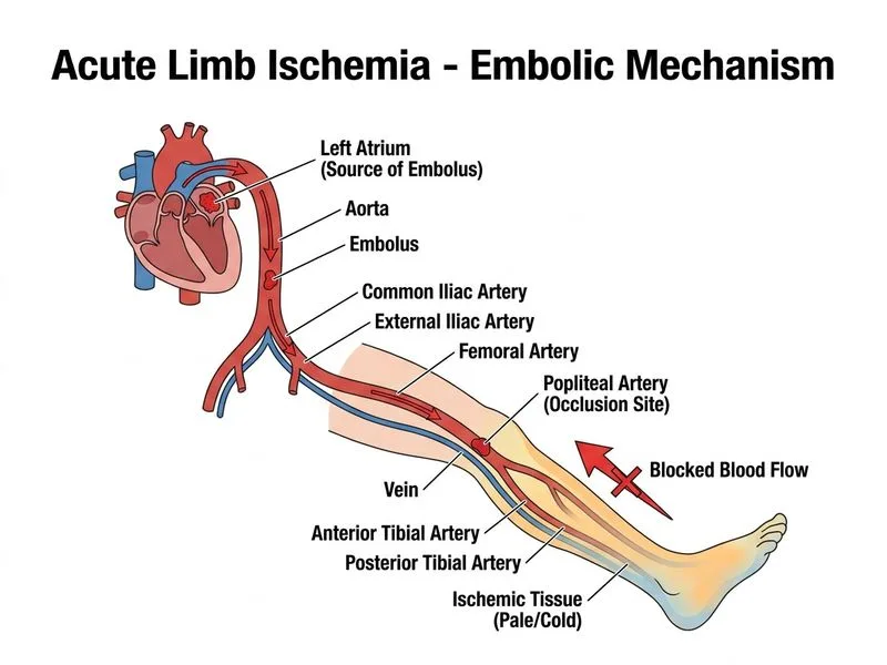 Acute Limb Ischemia diagram