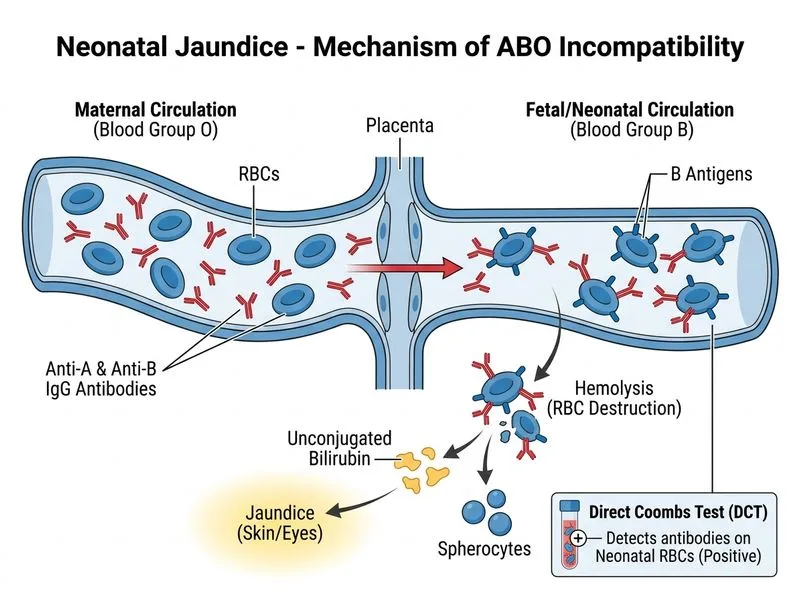 Neonatal Jaundice diagram