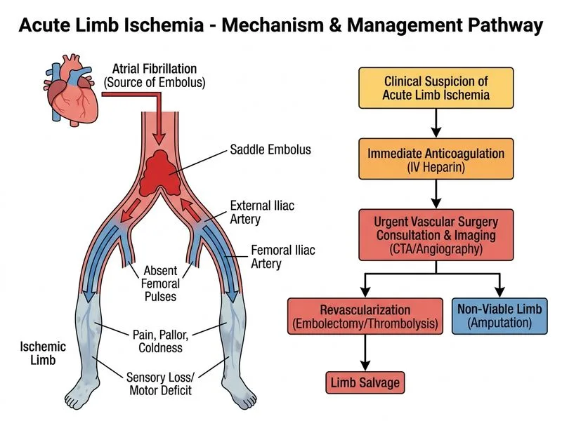 Acute Limb Ischemia diagram