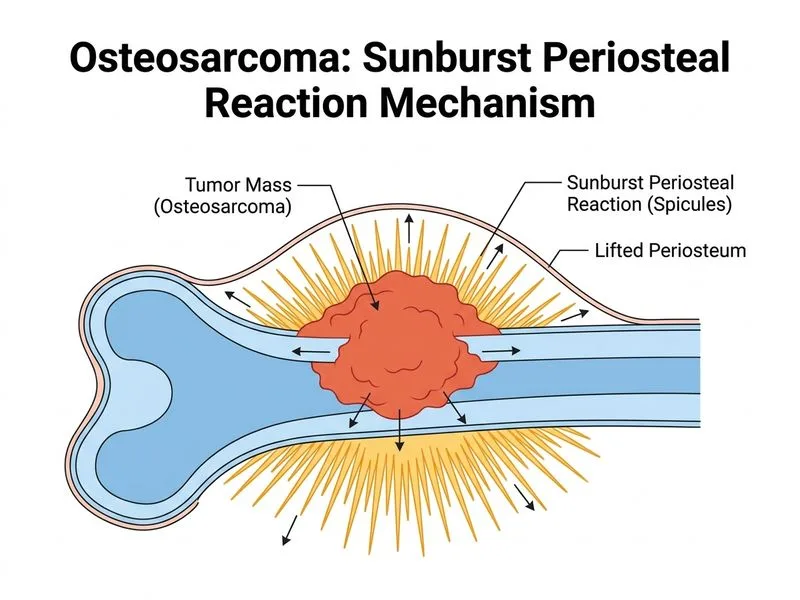 Osteosarcoma diagram