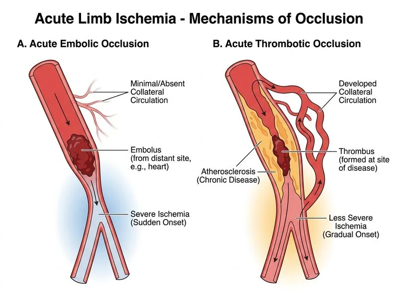 Acute Limb Ischemia diagram