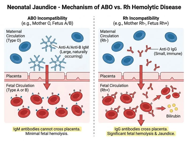 Neonatal Jaundice diagram